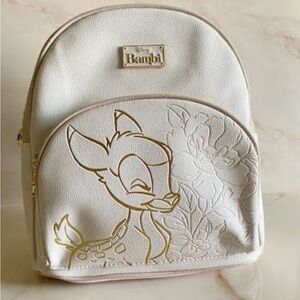 Disney Bambi Cream and Gold Backpack